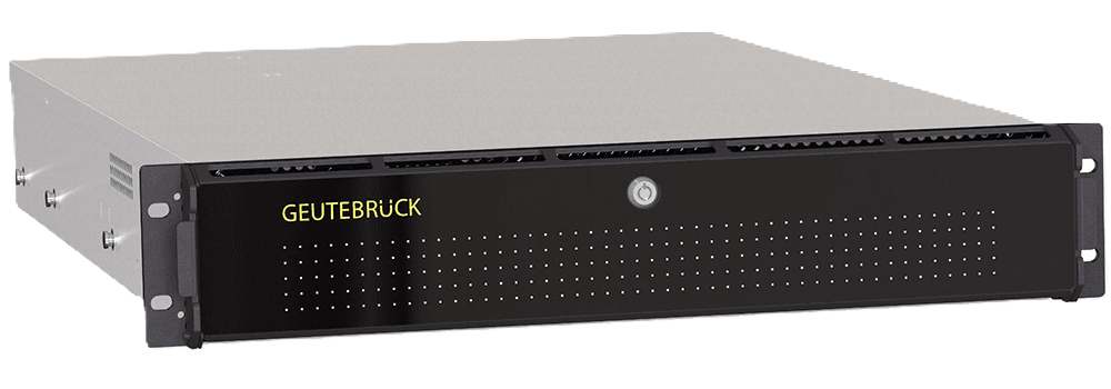 Geutebrck digital video recorder in hardware case.